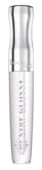 Rimmel Stay Glossy Lip Gloss - Non-Sticky and Lightweight Formula for Lip Color and Shine - 820 Seduce Me, .18oz