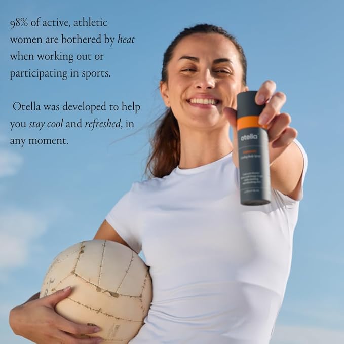 Cooling Body Spray with Menthol and Aromatherapy Orange Ginger Scent to Help You Energize, 2.7 oz. | Anytime Immediate Heat Relief | TSA Approved | Gluten Free | Vegan | Paraben Free