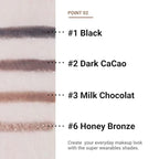 ETUDE Proof 10 Gel Pencil Liner 0.3g (#1 Black) | Creamy Gel Texture Eyeliner with Wearable Shades to Create Precise Line Eye Makeup without Efforts, Korean Makeup, Perfect for Gift