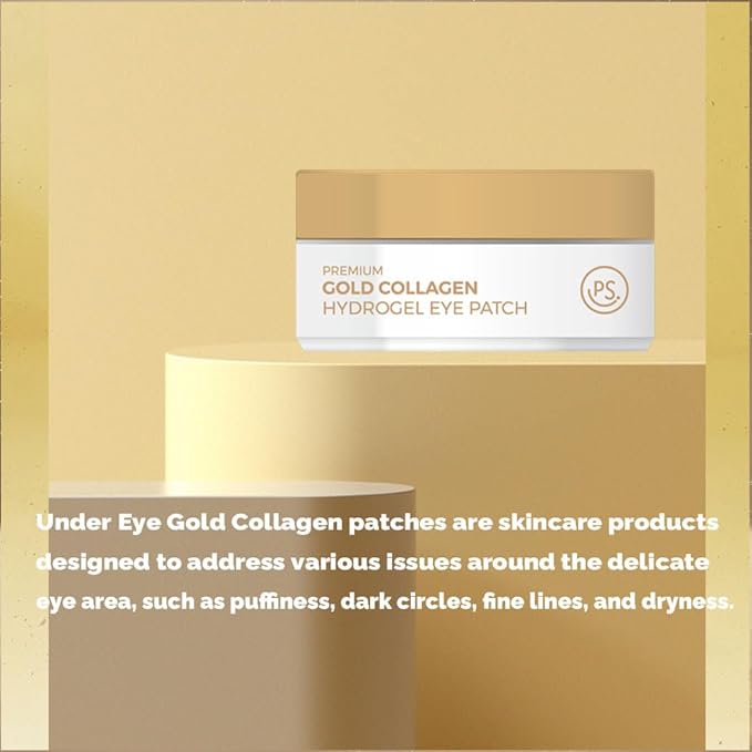 PS.PRETTYSKIN Gold Collagen Hydrogel Eye Patch 60-Sheets