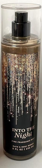 Bath and Body Works INTO THE NIGHT Fine Fragrance Mist 8 Fluid Ounce (2019 Limited Edition)