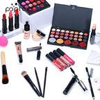 Makeup Sets For Women Brush Sets(Eyeshadow,Primer,Concealer,lipstick,lipgloss,Eyeliner,Eyebrow,Makeup