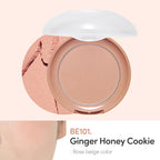 ETUDE Lovely Cookie Blusher #BE101 Ginger Honey Cookie 4g | Glowing & Natural Powder Blush with Long-Lasting Sebum Control | Easy Application | Puffy Cushion for a Lovely Makeup Look