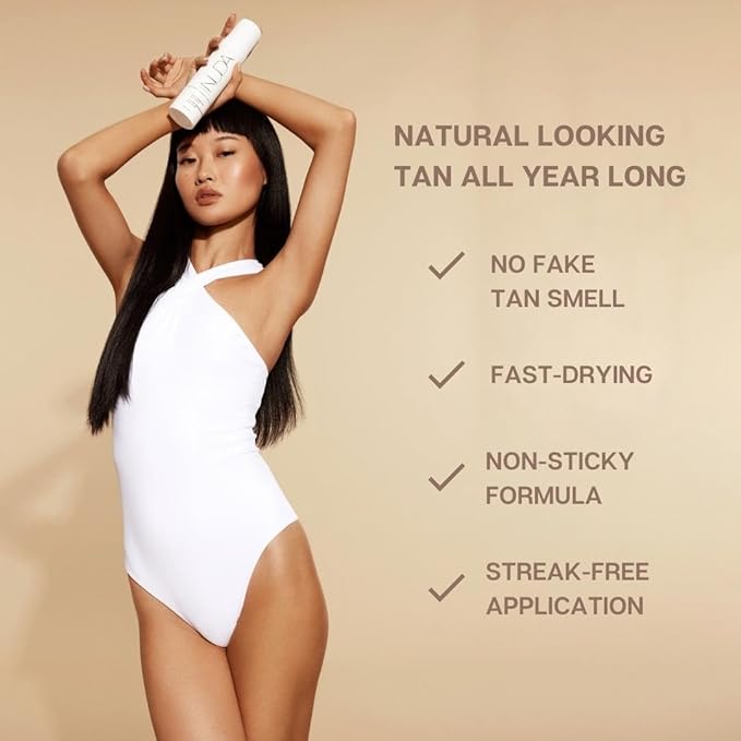 Nuda Sunless Tan Remover | Gentle & Non-Abrasive Mousse | Vegan Self Tanner Remover with Vitamins A, C, & E and Aloe Vera, White Tea, & Lemon | Fake Tan Remover for Women, (190mL)