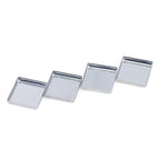 Pack of 30 Empty Square Metal Pans 26mm Eyeshadow Palette Pans Replacement for Magnets Makeup Palettes (3mm Height)