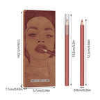 6-Color Velvet Matte Lipstick Pencils Pack for Lips Makeup, Ultra Smooth Creamy Hydrating, Long-Lasting High lmpact Color Soft Finish, Moisturized Lips (6Pcs Matte Lip pencils Set-B, Pack of 1)