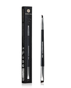 Eyebrow Brush & Eyeliner Brush, EigshowBeauty Double-Ended BrushesOne Brush For 2 Uses - Black (D104)