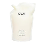 OUAI Fine Shampoo Refill - Volumizing Shampoo with Strengthening Keratin, Biotin & Chia Seed Oil for Fine Hair - Delivers Weightless Body - Paraben, Phthalate & Sulfate Free Hair Care (32 Fl Oz)