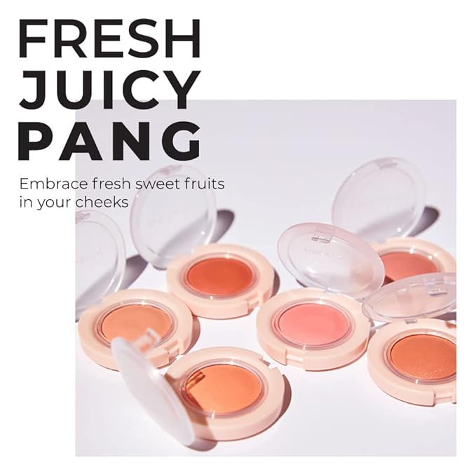 A'PIEU Juicy-Pang Jelly Blusher [RD01] (0.17 oz) - Soft Touch Cheek Color with Creamy Powdery Texture for Natural Dewy-Finish, No Fall-Out.