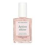 Manucurist Active Shine Illuminating & Care Nail Polish - Nail Concealer - No Lamp - Ultra-Shiny 2 in 1 Nude Gel Polish: Nail Strengthener and Growth, Highlighter & Care - Damaged Nails Repair