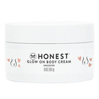 The Honest Company Honest Mama Glow On Body Cream | Hydrates, Firms, + Tightens Skin | Shea Butter, Avocado Oil, Vitamin E | 6 oz