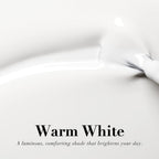 AZUREBEAUTY Warm White Nail Polish – Quick Dry, Long-Lasting, Natural Glossy Finish for DIY Manicure & Nail Art, Salon Quality, 10ml for Women