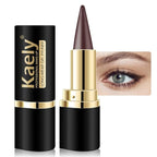 Kaely Brown Gel Eyeliner Pencil,Waterproof Smudge Proof Eye Liner Pen,Cat Eye Goth Halloween Makeup,Eye Black Face Paint Lipstick Crayon,Color Colorful Eyeliner Eyeshadow Stick,03