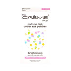The Crème Shop Mult-Eye Task Under Eye Patches | Under Eye Patches for Dark Circles | Korean Skin Care | Vitamin C, Hyaluronic Acid, Strawberry - All-Nighter (3 Pack)