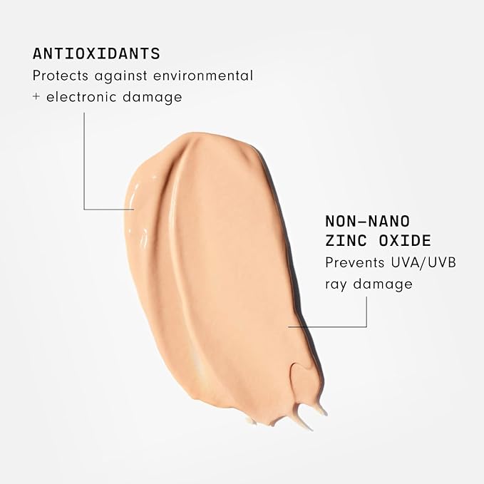 Versed Guards Up Daily Face Sunscreen - Zinc Oxide Mineral for All Skin Types - Lightweight, Skin-Like Non-Nano Sunscreen - Vegan + Pregnancy Safe (1.7 oz)