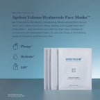 Ageless Volume Hyaluronic Face Mask- Reduce Appearance of Wrinkles, Anti Aging Formula for Plump, Moisturized Skin- 8 Pack- Hydrating & Firming Gentle Sheet Mask