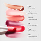 goop Beauty Hydra-Barrier Gel Gloss | Hydrating Lip Gloss to Moisturize & Plump Lips | Hyaluronic Acid & Vitamin E | Tulip - Sheer Hot Pink | 0.13 oz