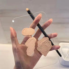 Acrylic Cosmetic Makeup Palette, 2 Pack Makeup Mixing Palette, Foundation Palette with Spatula Tool for Nail Art Eye Shadow Eyelash Makeup Professional Pigment Blending