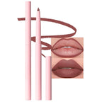 Silky Smooth Retractable Matte Lip Liner Pencil, Dust Red Lip Liner Long-Lasting Creamy Formula for Shaping & Sculpting Lips, Matte Velvet Pigmented Lip Liner Crayon Lipstick 01#