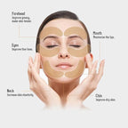 5 Pairs Under Eye Patches - Silicone Reusable Eye Patches Reduce Wrinkles and Fine Lines, Pair With Metal Eye Cream Applicator, Under Eye Mask for Skin Care Effect to Reduce Wrinkles Fine Lines