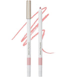 Heart Percent Dote On Mood Lip Pencil Slim, Defines and Fills Creamy Lip Liner Retractable Lipstick Pencil with Built-In Sharpener, #02. Creamy Pink