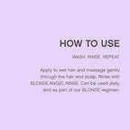 KEVIN.MURPHY BLONDE.ANGEL.WASH - Blonde Shampoo - Purple Shampoo for Blonde & Grey Hair - Colour Enhancement Hair Care - Colour Safe - Paraben & Sulphate Free - 250 mL /8.4 fl oz