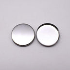 30 Pieces Empty Round Metal Tin Palette Pans Round Metal Pans Cosmetic Eyeshadow Pans for Eyeshadow Palette for Magnetic Makeup Palette, 26mm Diameter 5mm Height