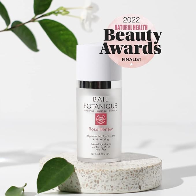Baie Botanique Anti-Aging Eye Cream 15ml, Edelweiss Stem Cells, Low Molecular Hyaluronic Acid Multi Award Winning - 100% Natural, 70% Organic