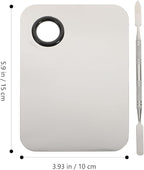 FOMIYES Makeup Palette, Makeup Mixing Palette, Stainless Steel