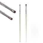 Mini Smudge Brush for Eyeliner,2 PCS Small Smudge Brush for Precision Eyeshadow and Eyeliner,Eyeliner Brush for Powder Gel Cream Liquid Concealer,Eye Makeup Brush Set