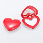 RONRONS 8 Pack Empty Eyeshadow Palette Mini Heart Shaped Lipstick Container Case DIY Cosmetics Container with Mirror