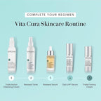 Repechage Vita Cura Opti-Lift Serum - Anti Aging Eye Contour Lifting Effect to Smooth Out Look of Wrinkles and Crow's Feet with Almond Protein, Seaweed Extracts, and Peptides, 15ml /0.5fl oz.