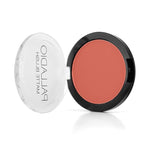 Palladio Matte Blush, Brushes onto Cheeks Smoothly, Soft Matte Look and Even Finish, Flawless Velvety Coverage, Effortless Blending Makeup, Flatters the Face, Convenient Compact, Toasted Apricot