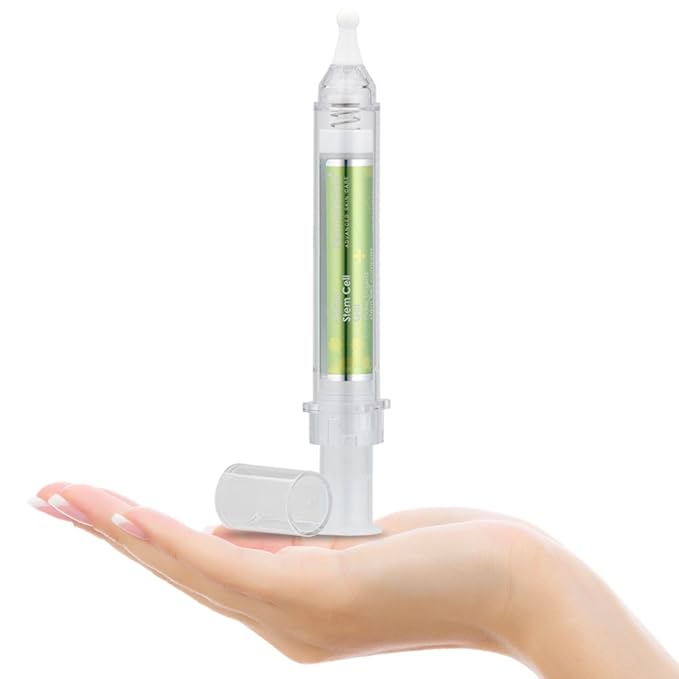 Citrus Stem Cell Gel for Face in Easy to Use targeted Syringe applicator | with Vitamin C, Retinol, Ceramides, Fruit Stem Cell Extract | May Help Hydrate, Firm and Brighten Skin | 0.4 oz / 12 g