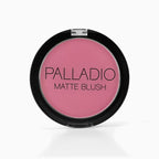 Palladio Matte Blush, Brushes onto Cheeks Smoothly, Soft Matte Look and Even Finish, Flawless Velvety Coverage, Effortless Blending Makeup, Flatters the Face, Convenient Compact, Bayberry