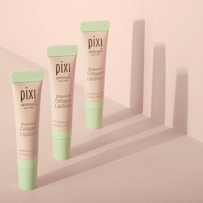 Pixi Botanical Collagen Lip Gloss | Nourishing and High Shine | 0.5 fl oz / 15 ml