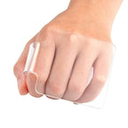 Handheld Makeup Mixing Palette, Transparent Hand Tray for Mixing Foundation for Home Salon Professional