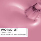 Olive & June Long Lasting Nail Polish | Plump Gel-Like Finish No Lamp Needed Lasts up to 10 days | Salon-Quality Color at Home | 15-Free, Vegan & Cruelty-Free Chip-Resistant Shine | World Lit, Mauve