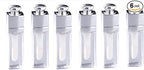 6 Pcs 3ml Empty Lip Gloss Tubes Containers Clear Refillable Lip Balm Bottles Transparent Mini Lipstick Containers for DIY Makeup Lip Gloss Makeup