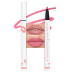 evpct Longwear Liquid Lip Liner Stain Marker Pen Long Lasting Waterproof, Warm Nude Pink Matte Semi Permanent 24 Hour Lip Liner and Lipstick Combo, Color Stay Lipliner All Day, Lips Stain peel off