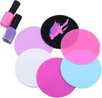 8 Sheets Silicone Round Shape Nail Art Painting