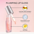 goPure Lip Plumper – Plumping lip gloss formula with Hyaluronic Acid & Peptides, moisturizing, volumizing, smooths the look of wrinkles, high shine