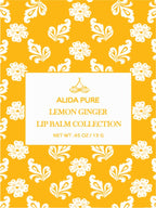 Lemon Ginger Lip Balm Collection, Vegan Lips,