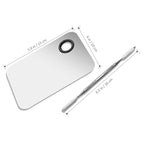 Makeup Palette, Stainless Steel Cosmetic Makeup Palette Professional