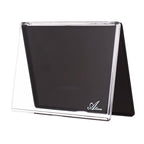 XL Large Empty Magnetic Transparent Plastic Eyeshadow Makeup Palette with 20Pcs Adhesive Empty Palette Metal Stickers for Eyeshadow Lipstick Blush Powder