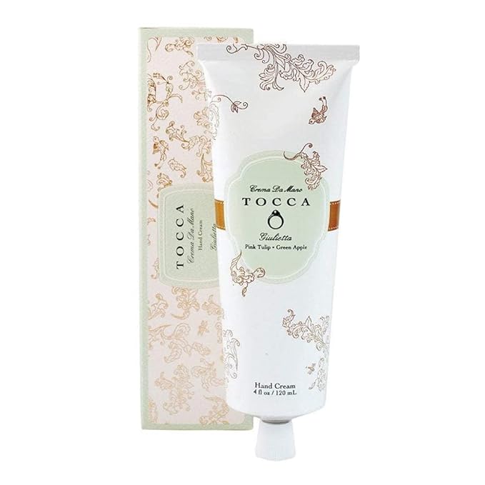 Tocca Eau de Parfum (50 ml) and Hand Cream (120 ml) in Giulietta - Fresh Floral, Pink Tulips, Green Apple, Vanilla Orchid