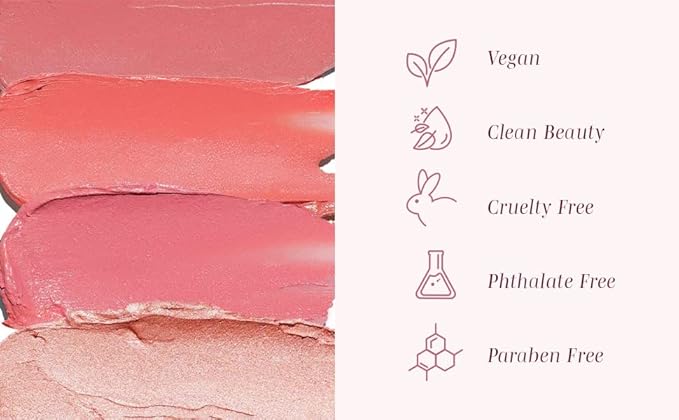 Wander Beauty On-the-Glow Blush and Illuminator - Petal Pink/Nude Glow - 7-in-1 Hydrating Cream Blush & Highlighting Stick - Stick Blush for Cheeks, Lip, & Body - Highlighter Makeup & Blush - 0.4 oz