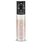 Blossom Zodiac Sign Vanilla Scented Moisturizng Roll On Lip Gloss with Crystals + pH Technology Color Charnging Shimmering Lip Balm, 2 Pack Bundle, Libra/Crystal