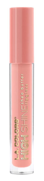 L.A. COLORS High Shine Shea Butter Lip Gloss, Baby Cakes, 0.14 Ounce (Pack of 2)