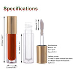 YITOU 12PCS Lip Glaze Bottle Empty 5ml, Transparent Glaze
